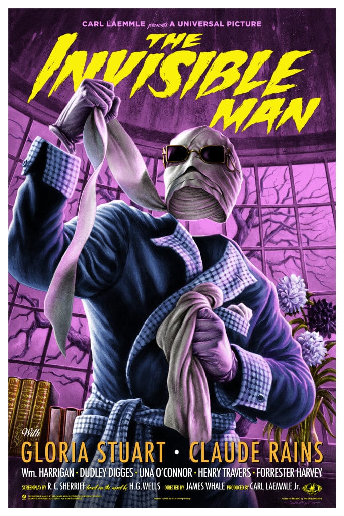 The Invisible Man Variant Poster – Mondo