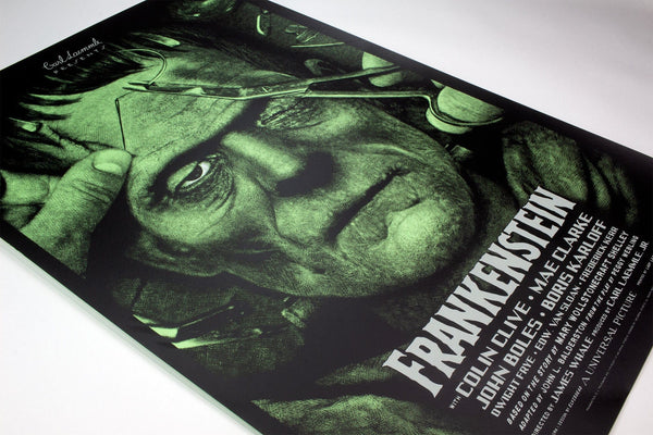 Frankenstein Screenprinted Poster