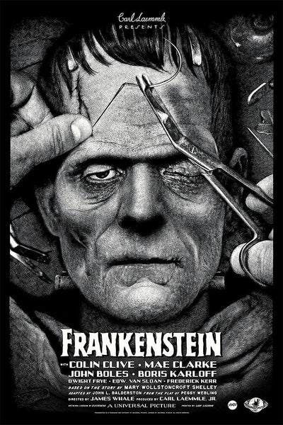 Frankenstein Variant Screenprinted Poster – Mondo