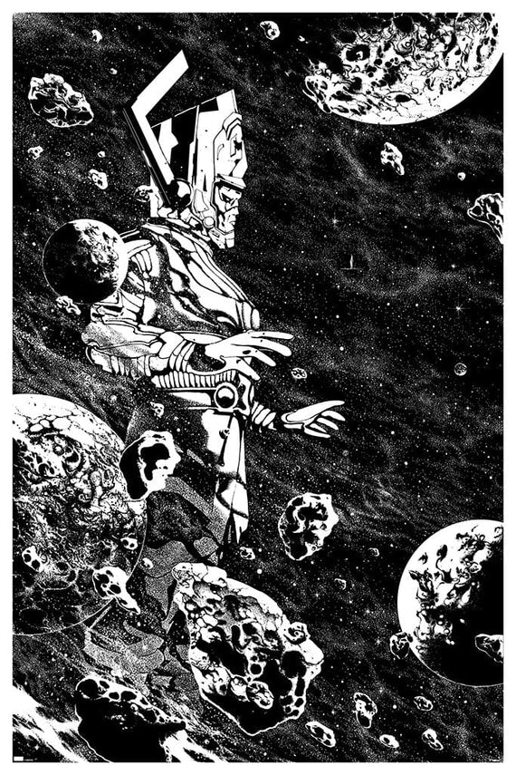 Galactus Variant Screenprinted Poster
