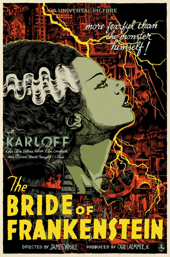 The Bride Of Frankenstein Poster Mondo The Bride Of Frankenstein Poster Mondo