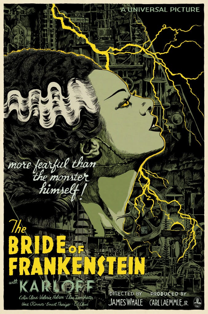 frankenstein poster mondo