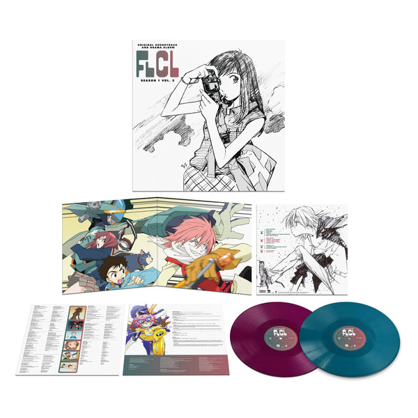 FLCL Season 1, Vol. 2 - Original Soundtrack and Drama Album 2xLP