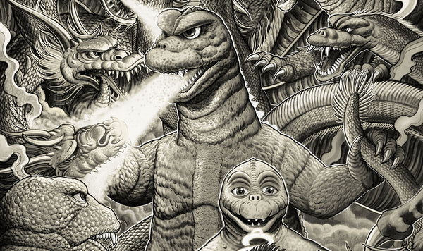 Destroy All Monsters Variant Poster