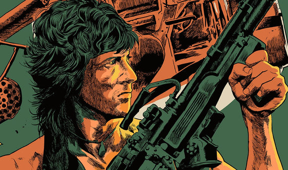 Nautilus x Mondo 04: Rambo: First Blood Part II Screenprinted Poster