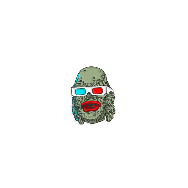 Creature in The Theater Enamel Pin