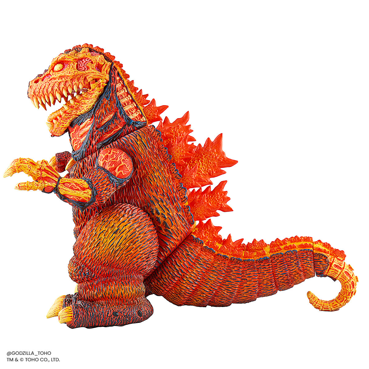 Godzilla - Vinyl Designer Figure by James Groman - Burning Variant – Mondo