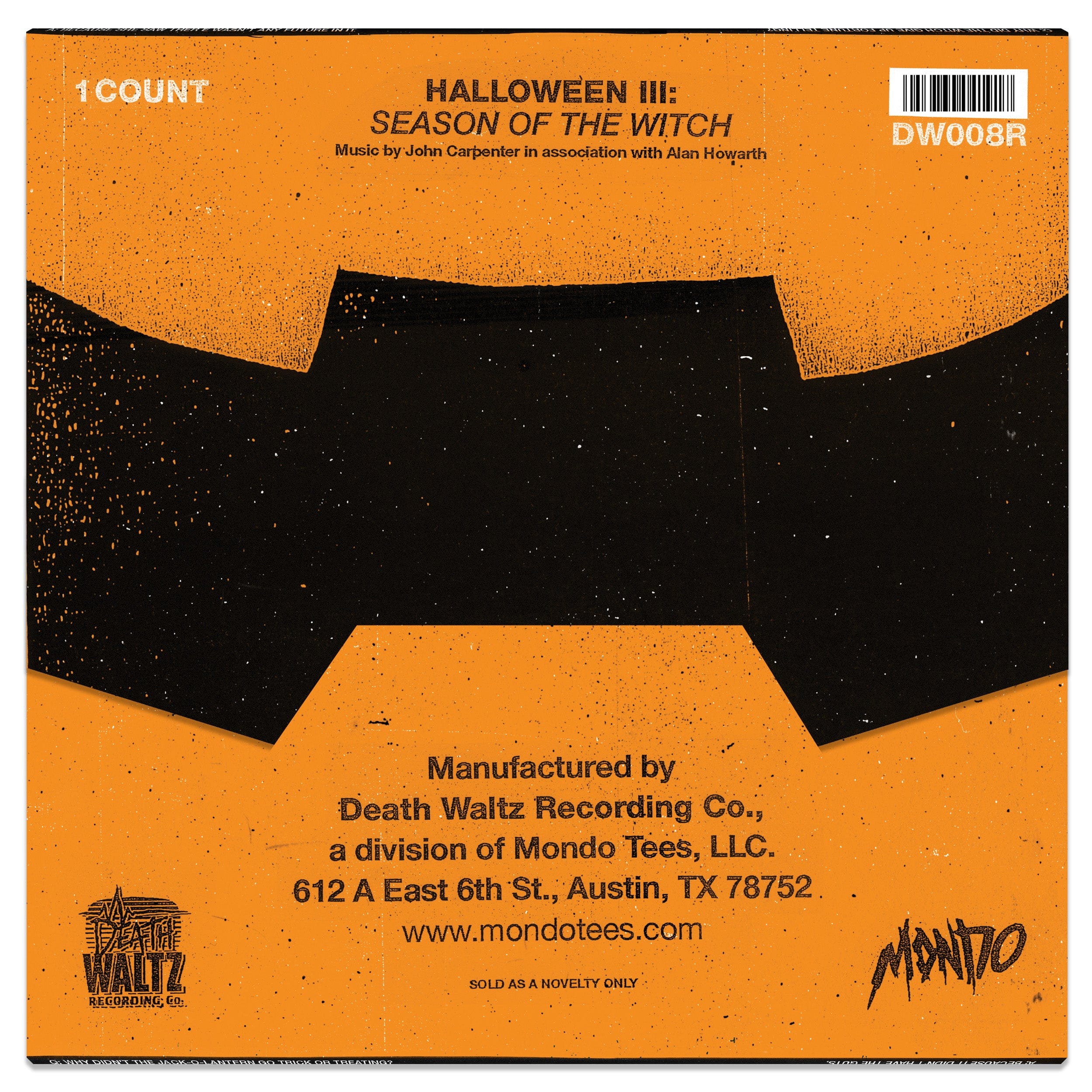 Halloween 3: The Season Of The Witch Original Soundtrack LP – Mondo