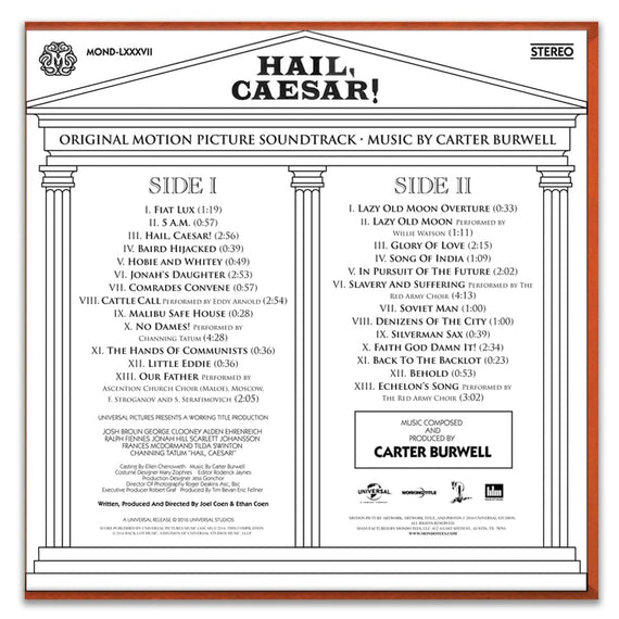 Hail, Caesar! – Original Motion Picture Soundtrack LP