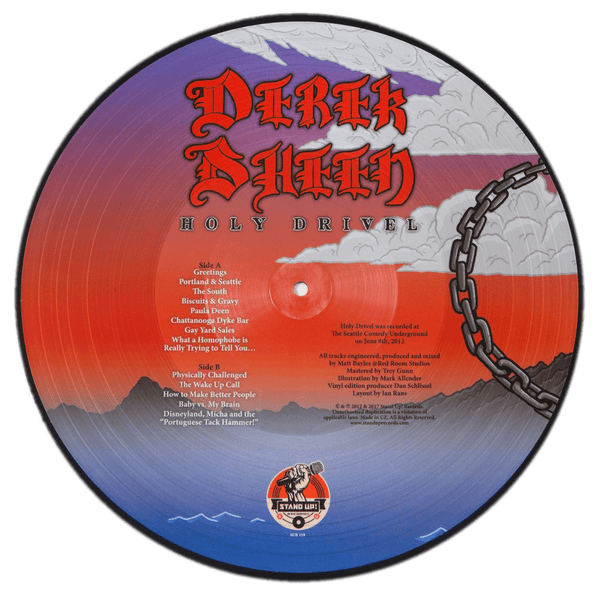 Holy Drivel LP (picture disc alternate art) by Derek Sheen