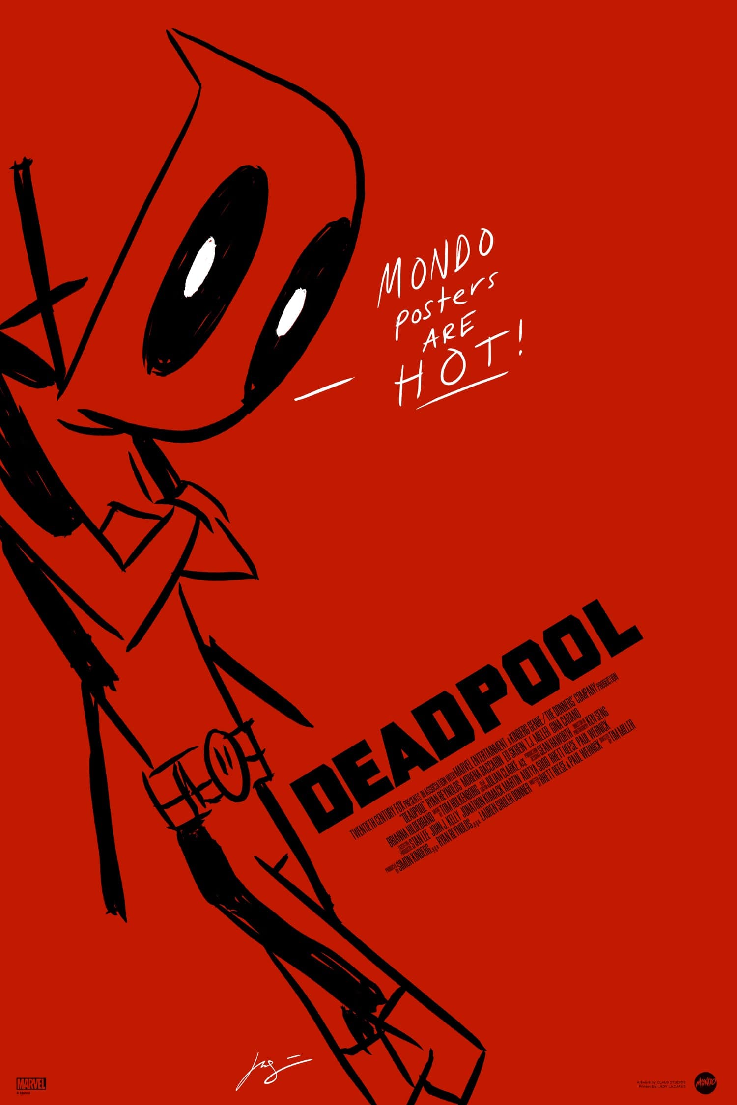 Deadpool Poster – Mondo