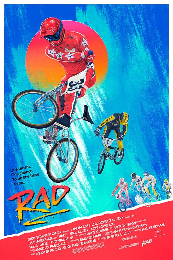Rad Screenprinted Poster