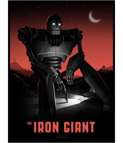 The Iron Giant   Variant Mike Mitchell poster