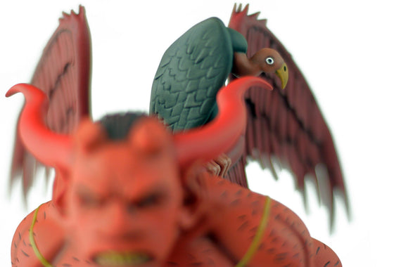 The First Hellboy Statue (Red Version)