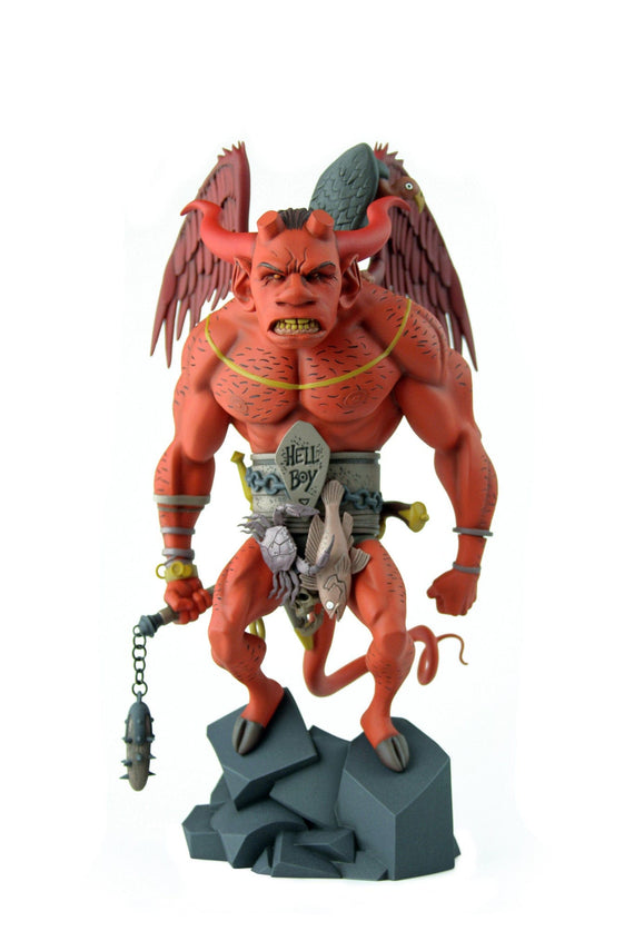 The First Hellboy Statue (Red Version)