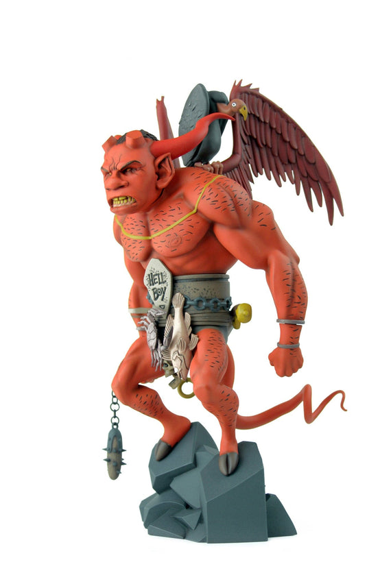 The First Hellboy Statue (Red Version)