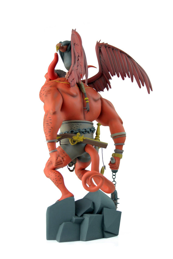 The First Hellboy Statue (Red Version)