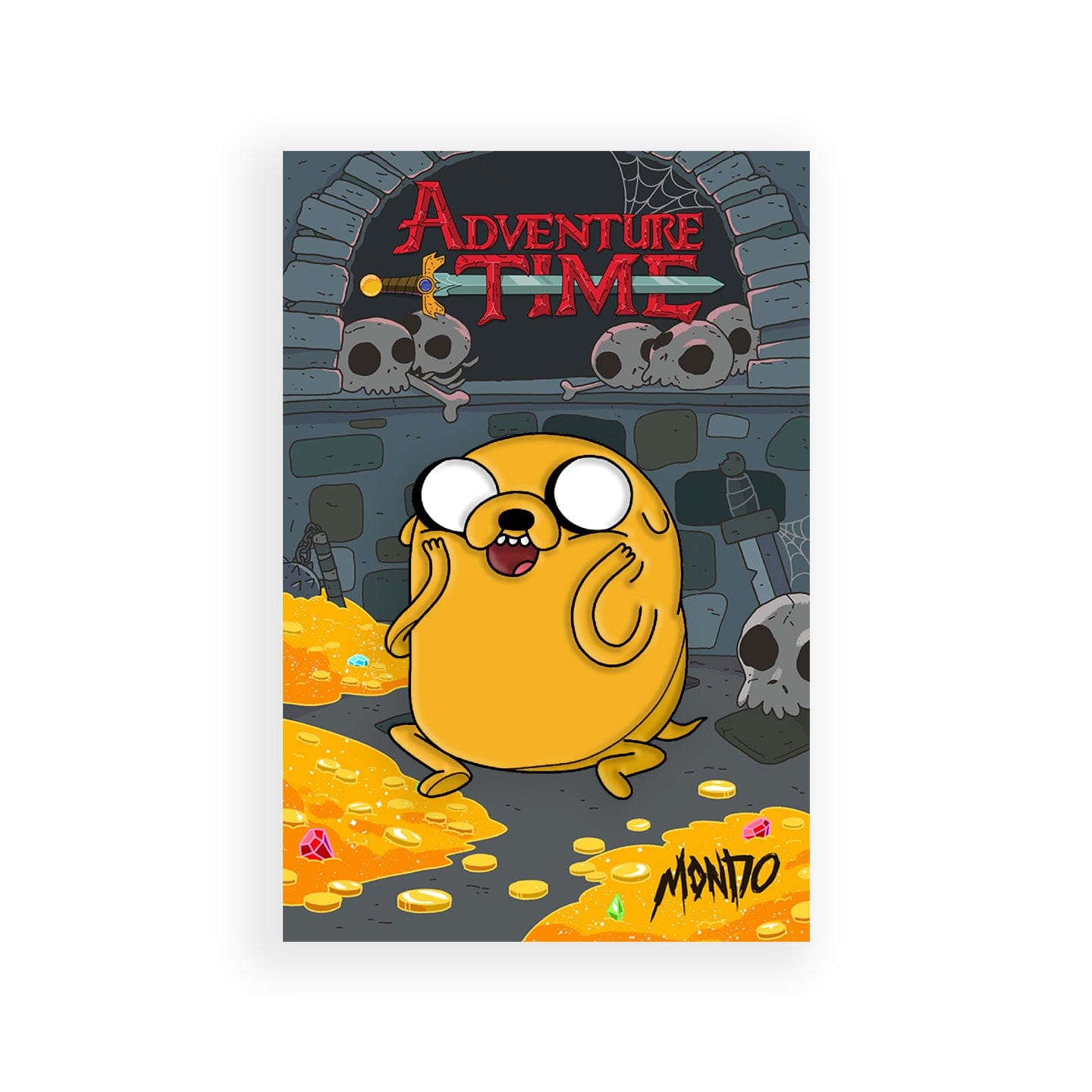 Jake the Dog Enamel Pin – Mondo