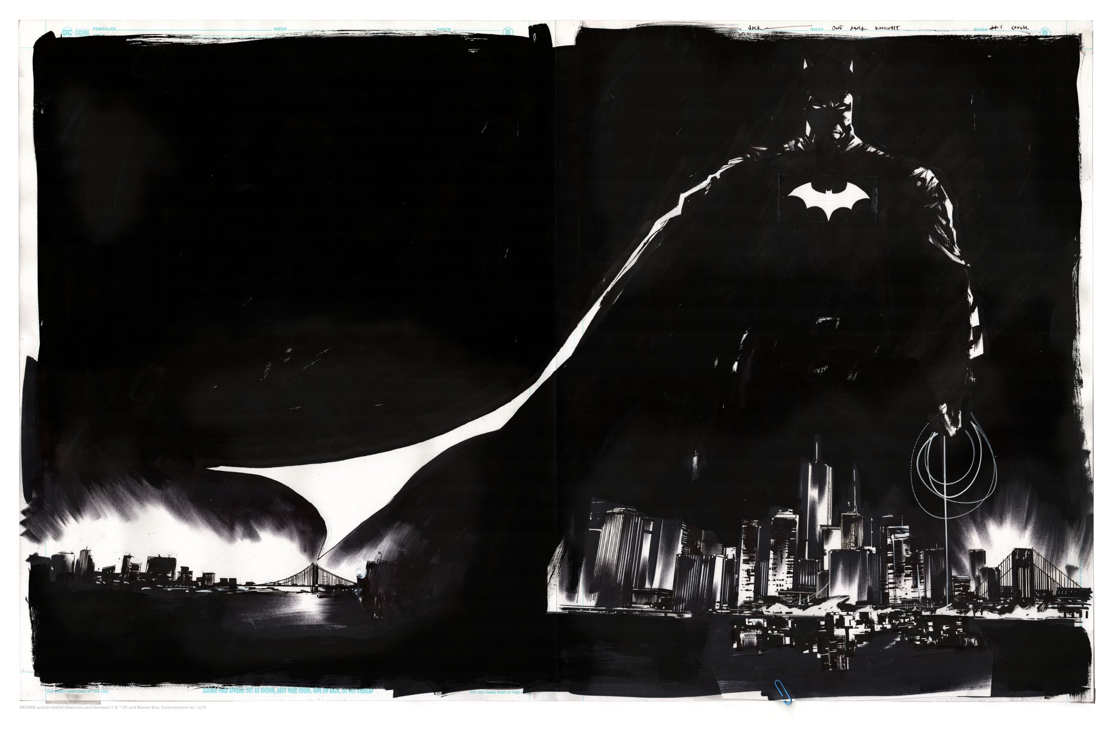 Batman: One Dark Knight Original Art Variant Poster
