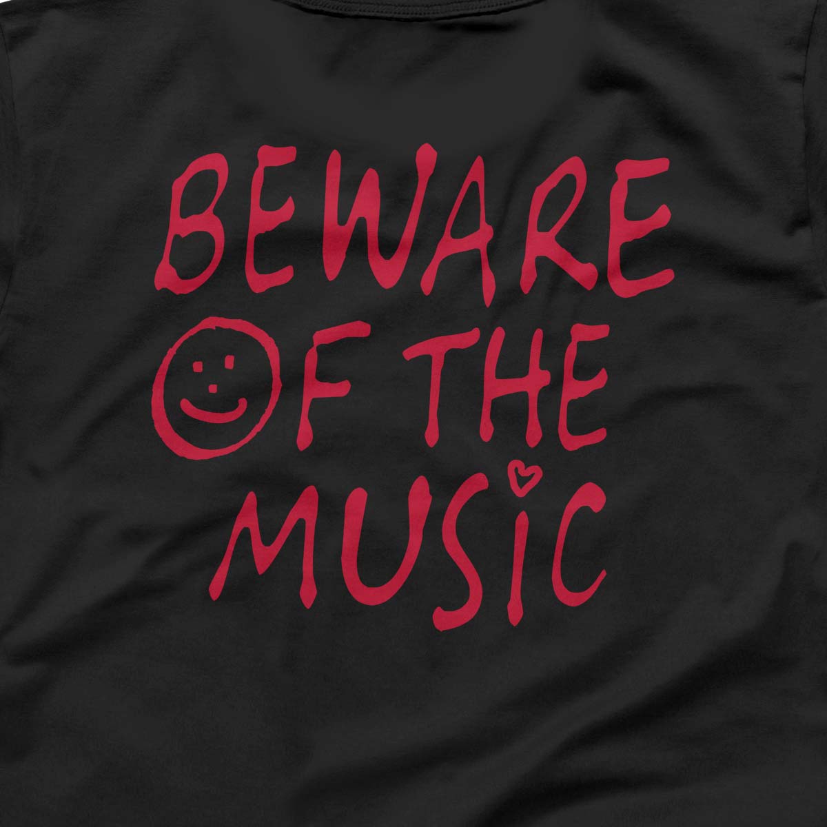 Mega Beware MegaRecords - Beware of the Music T-Shirt – Mondo