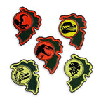 Jurassic Park Paddock Sign Pin Series