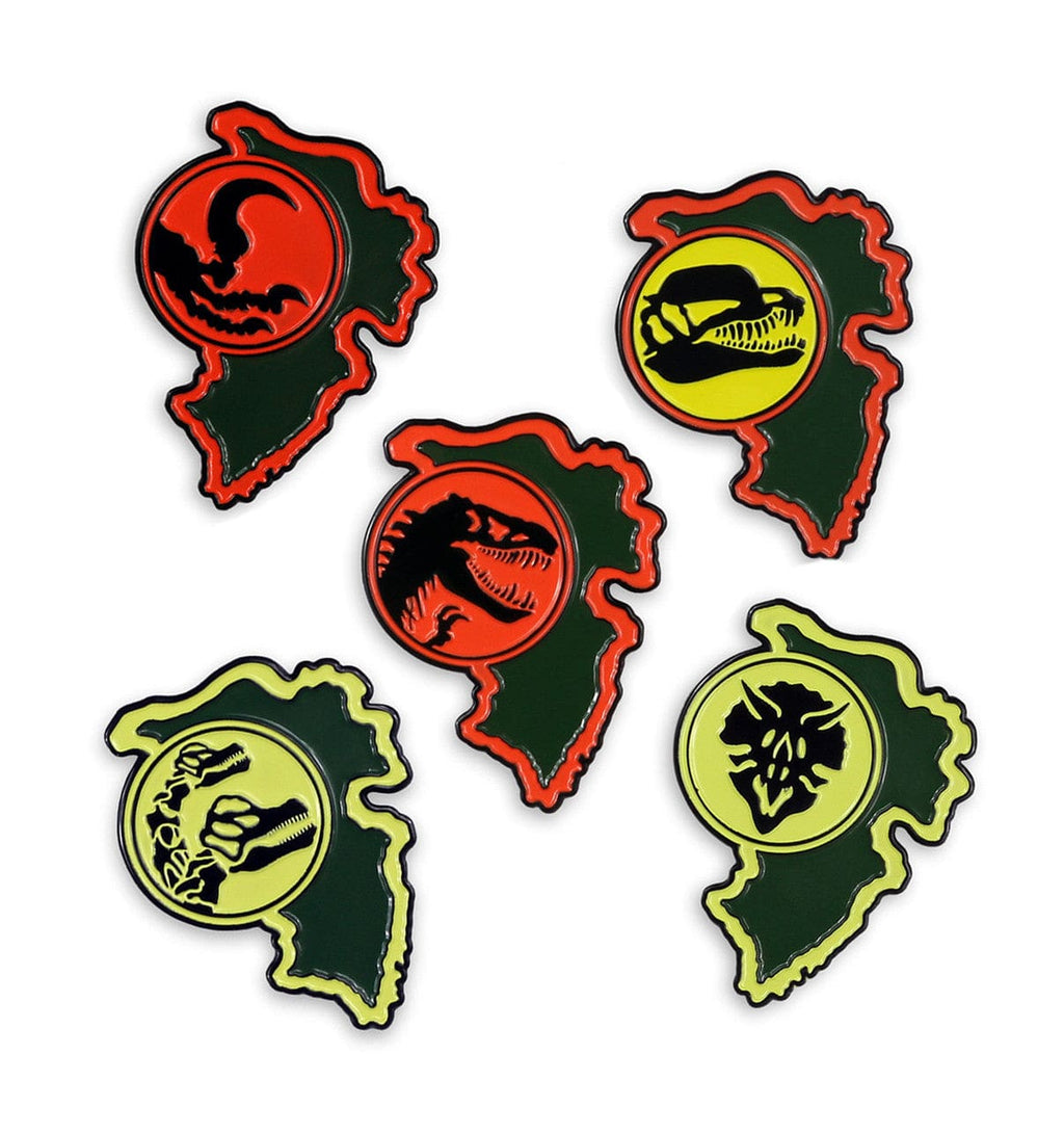 NWT Nerdy Ink Jurassic Park Pin outlet Set