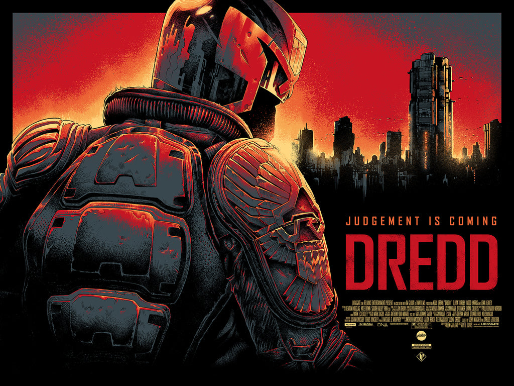 Set Dredd Dredd Movie Wallpaper DREDD VS DEATH | Set Of 2