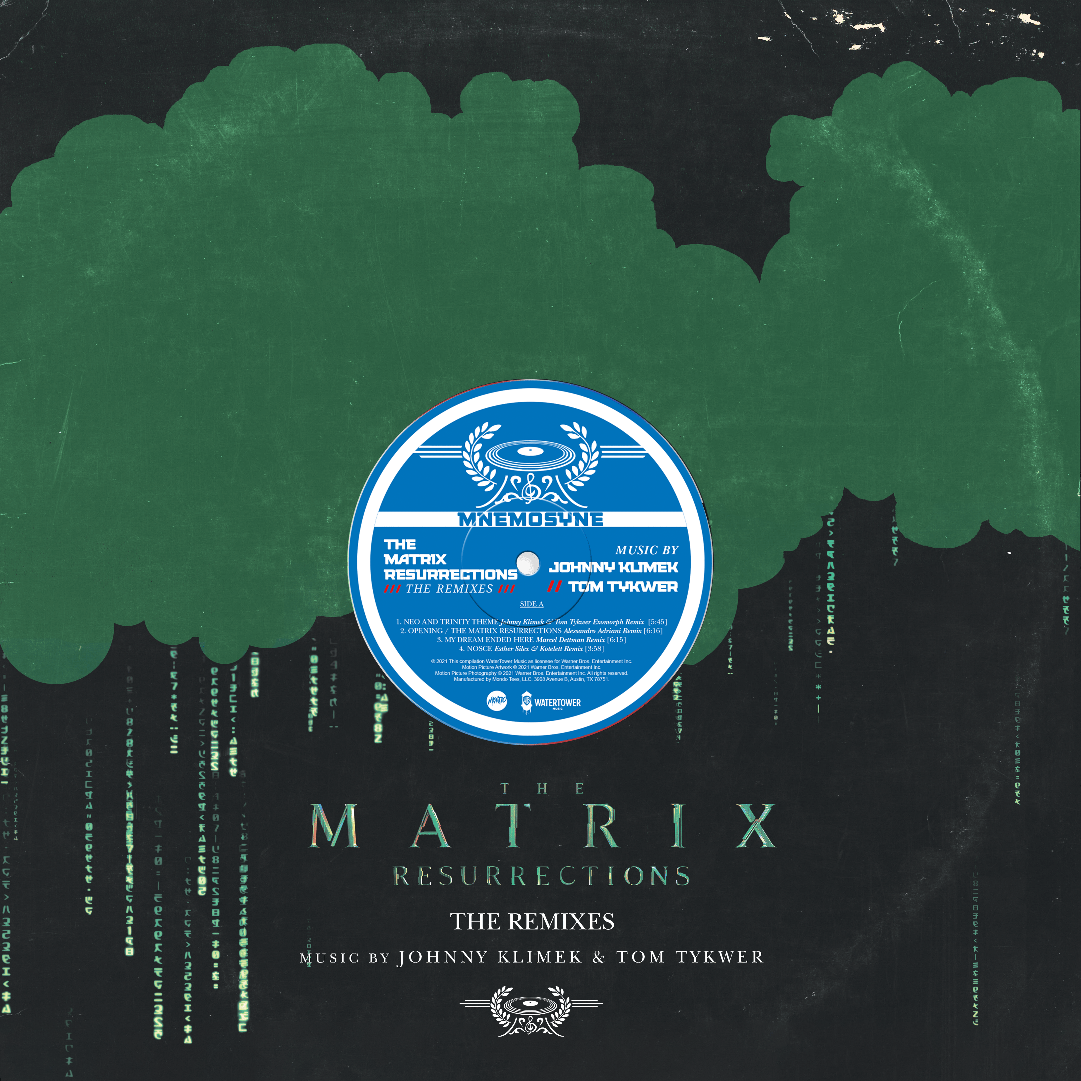 The Matrix Resurrections: The Remixes 2XLP – Mondo The Matrix Resurrections: The Remixes 2XLP – Mondo