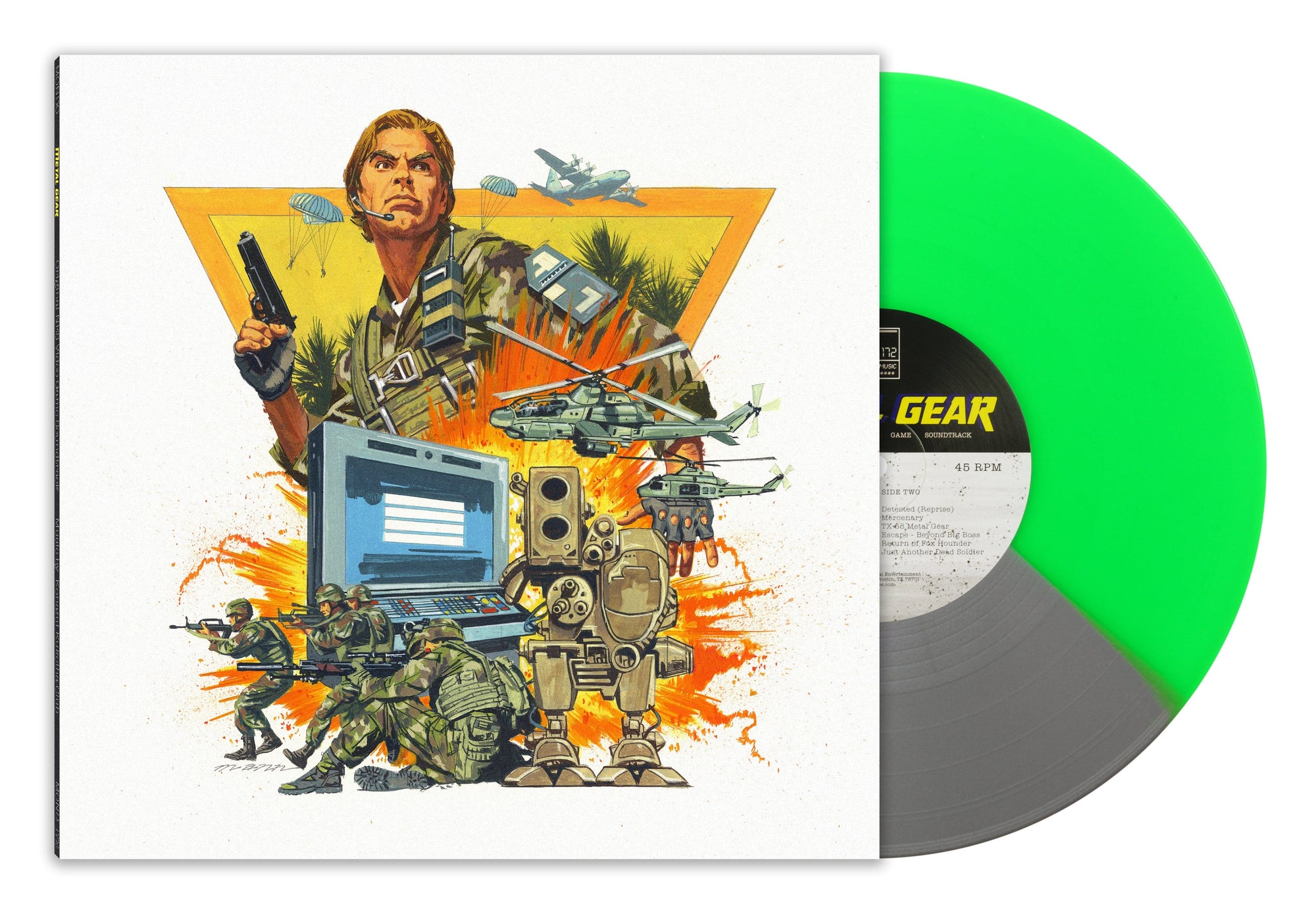 metal gear 1 ost Metal Gear – Original NES Video Game Soundtrack 10" – Mondo
