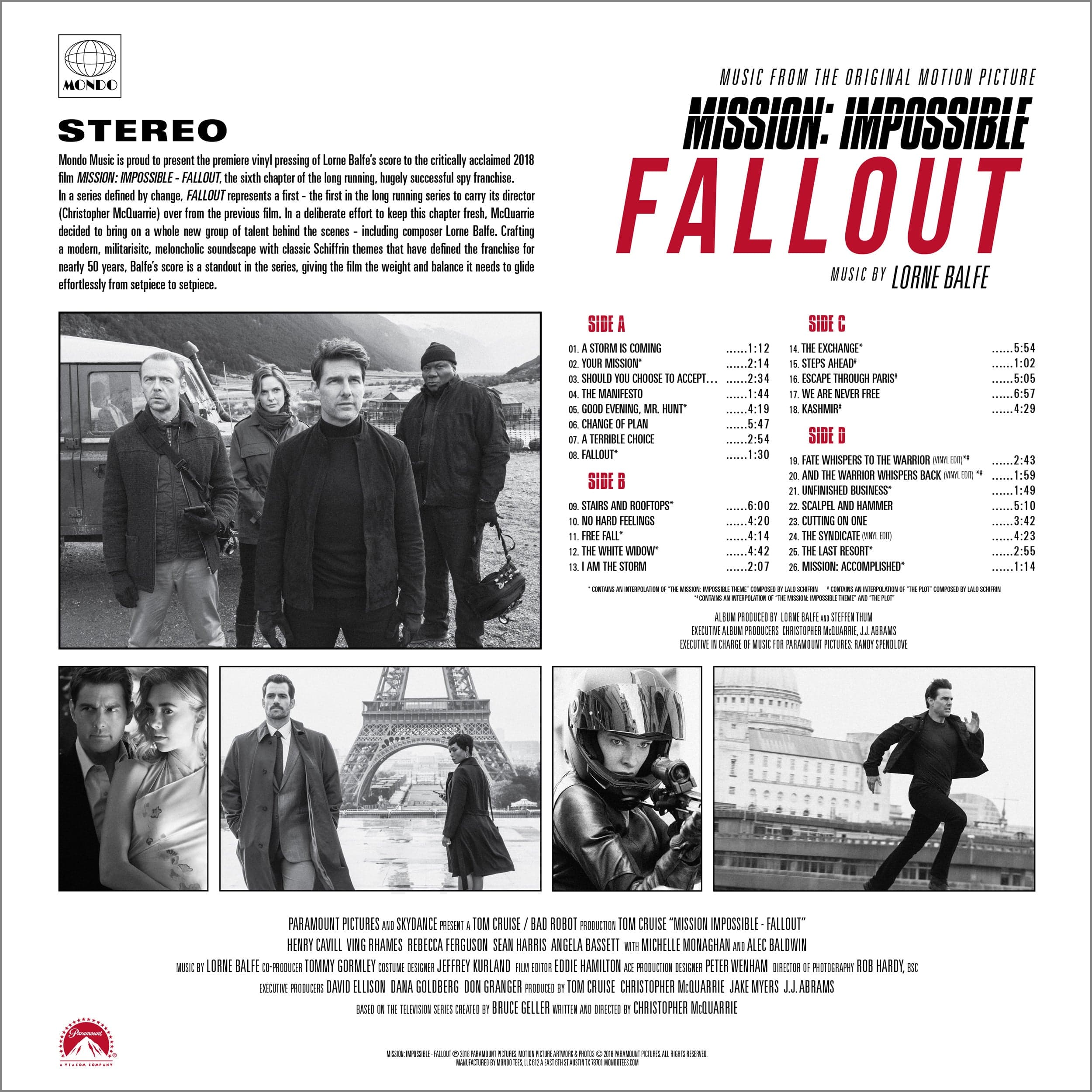 コレクション mission impossible fallout レコード