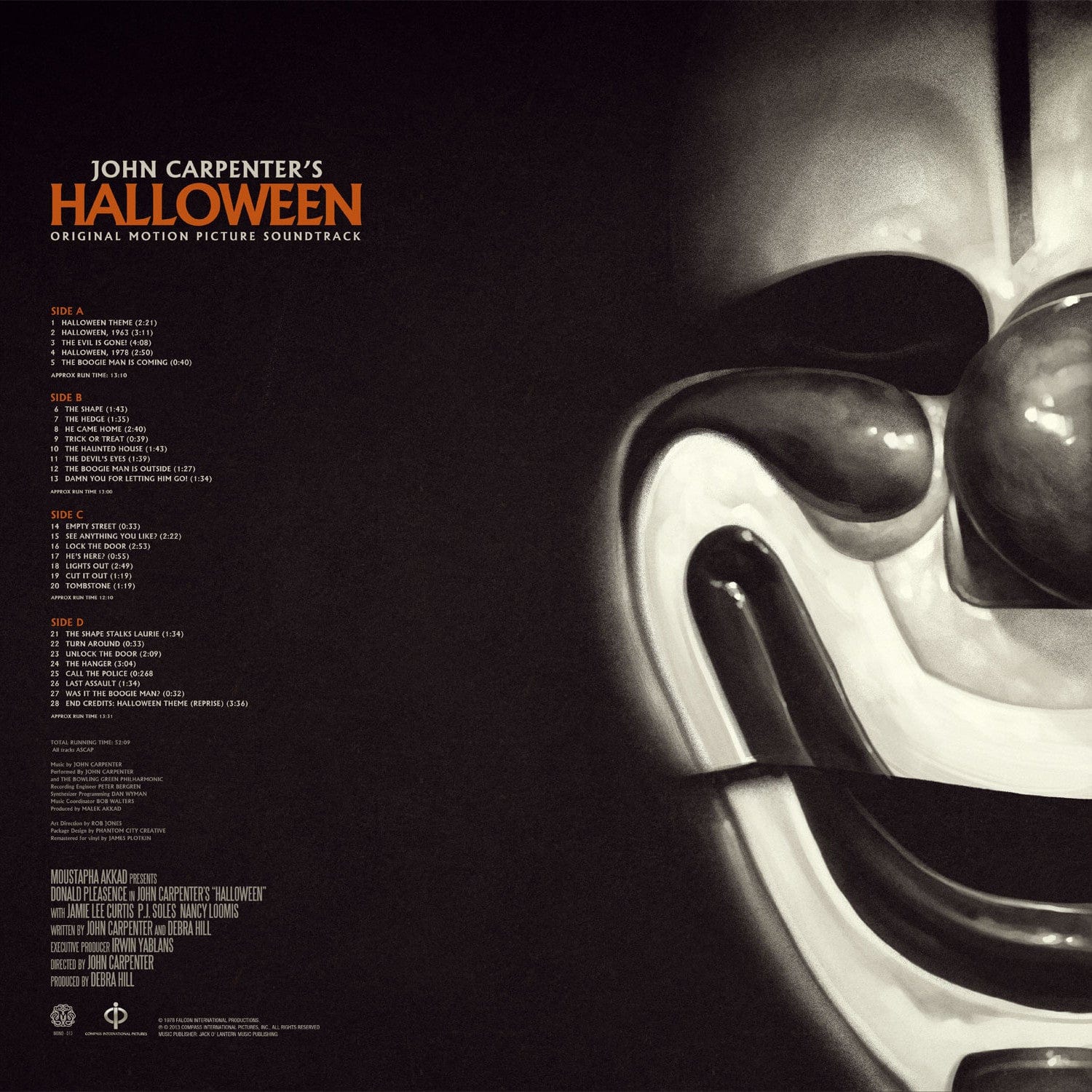 Halloween Original Motion Picture Soundtrack 2XLP (Version B) Mondo