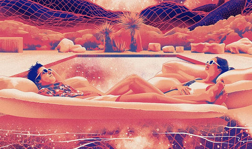 Palm Springs Screenprinted Poster