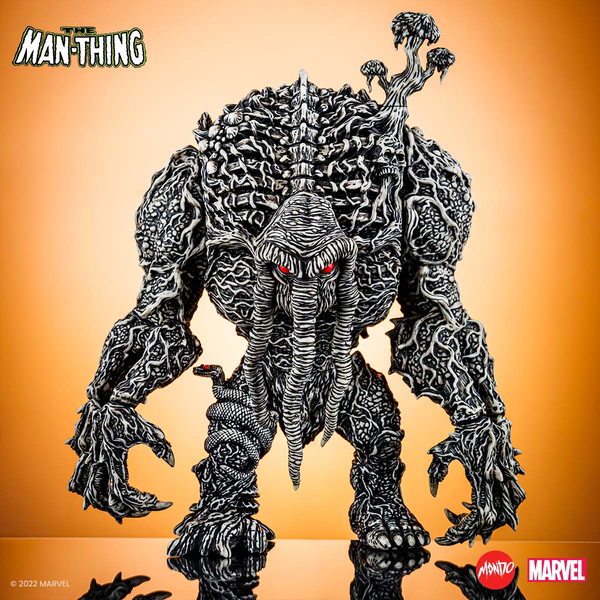 Man-Thing Designer Vinyl Figure - Pen & Ink Variant SDCC Exclusive – Mondo