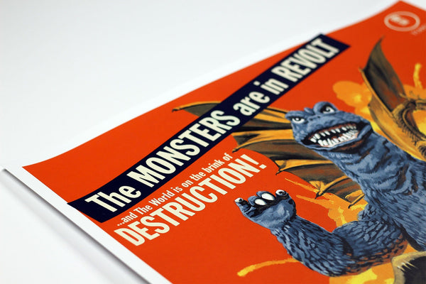 Destroy All Monsters Poster