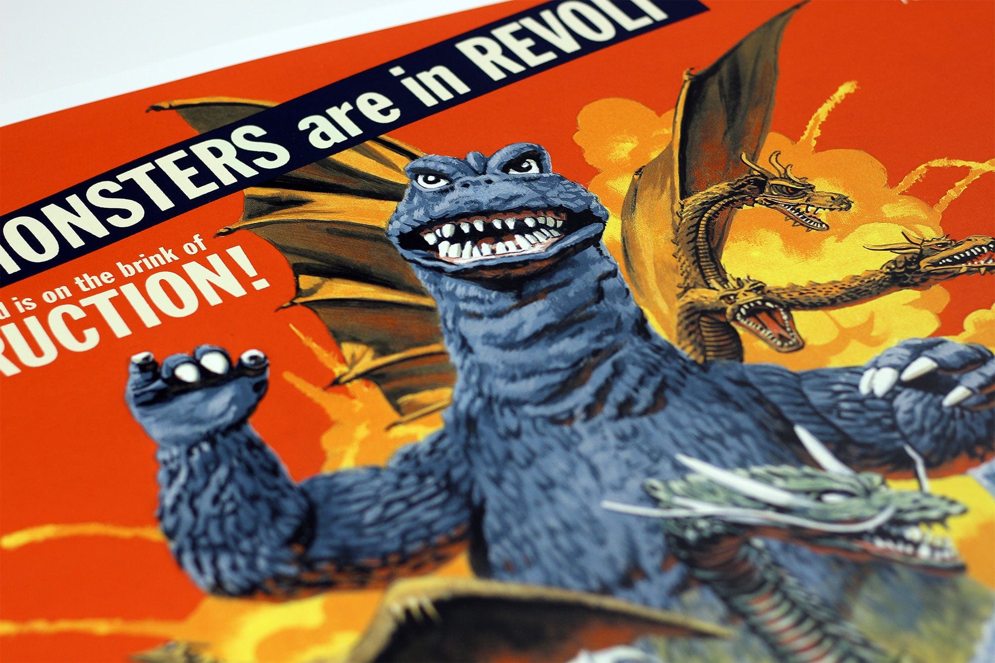 Destroy All Monsters Poster – Mondo