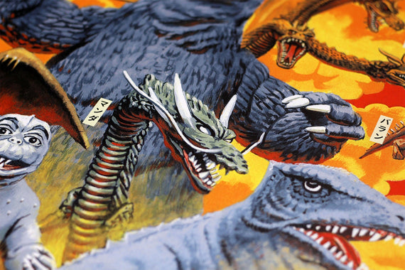 Destroy All Monsters Variant Poster