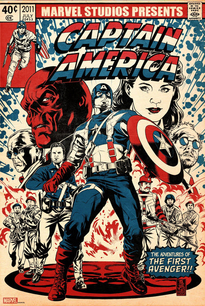 Captain America: The First Avenger Variant Poster – Mondo