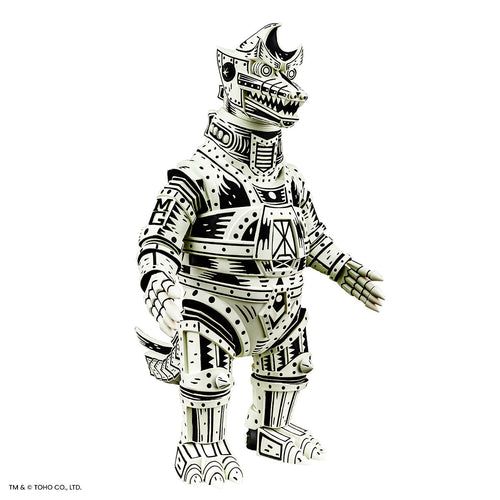 Mechagodzilla (Linocut) - Vinyl Designer Figure by Attack Peter - Linocut Variant Timed Edition