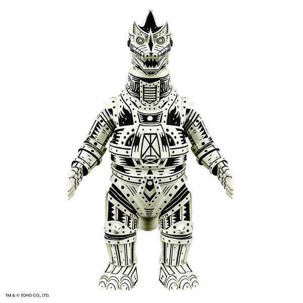 Mechagodzilla (Linocut) - Vinyl Designer Figure by Attack Peter - Linocut Variant Timed Edition