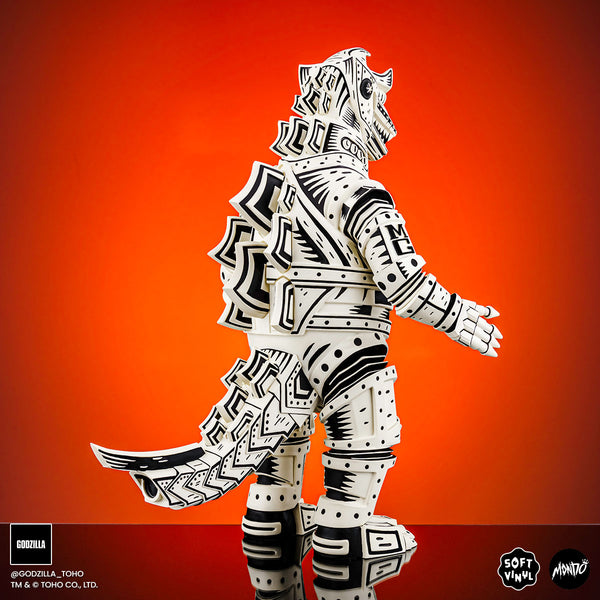 Mechagodzilla (Linocut) - Vinyl Designer Figure by Attack Peter - Linocut Variant Timed Edition
