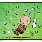 Peanuts Fly Balls Poster