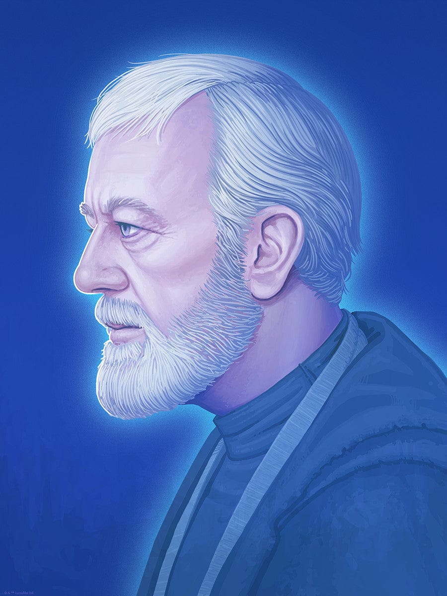 Obi-Wan Kenobi, Yoda & Tie Fighter Pilot Portraits by Mike Mitchell ar –  Mondo