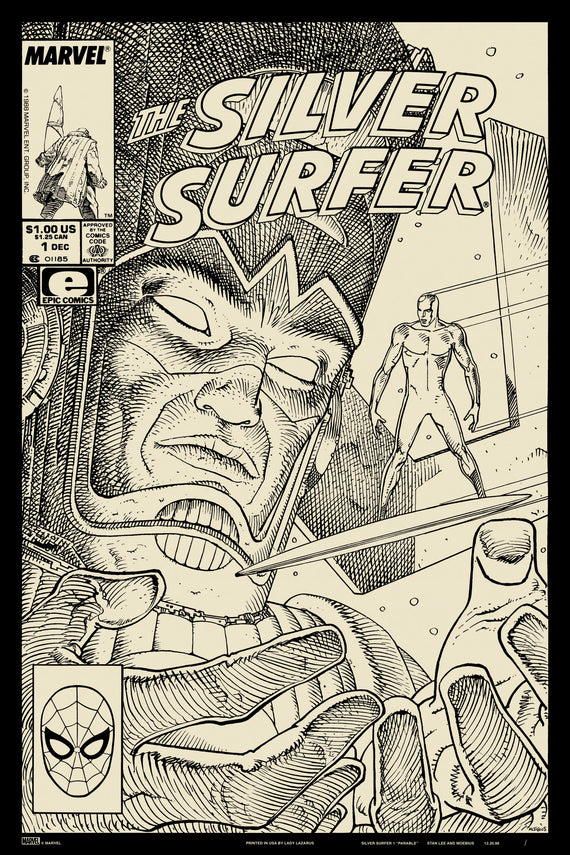Silver Surfer: Parable Keyline Variant Poster