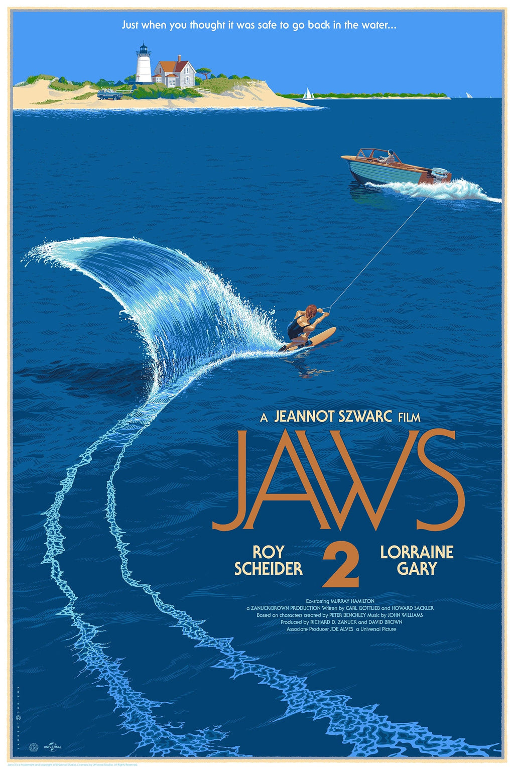 Jaws2 Sign Jaws 2 – Mondo