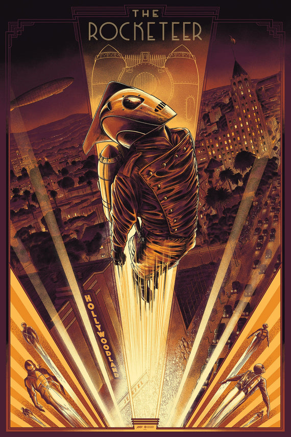 Mondo X Cyclops Print Works Print #21: The Rocketeer