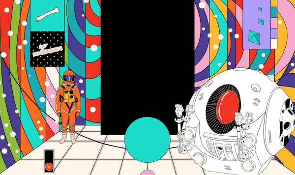 2001: A Space Odyssey (Variant) Poster