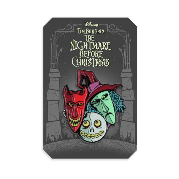 The Nightmare Before Christmas – Lock, Shock, and Barrel Enamel Pin