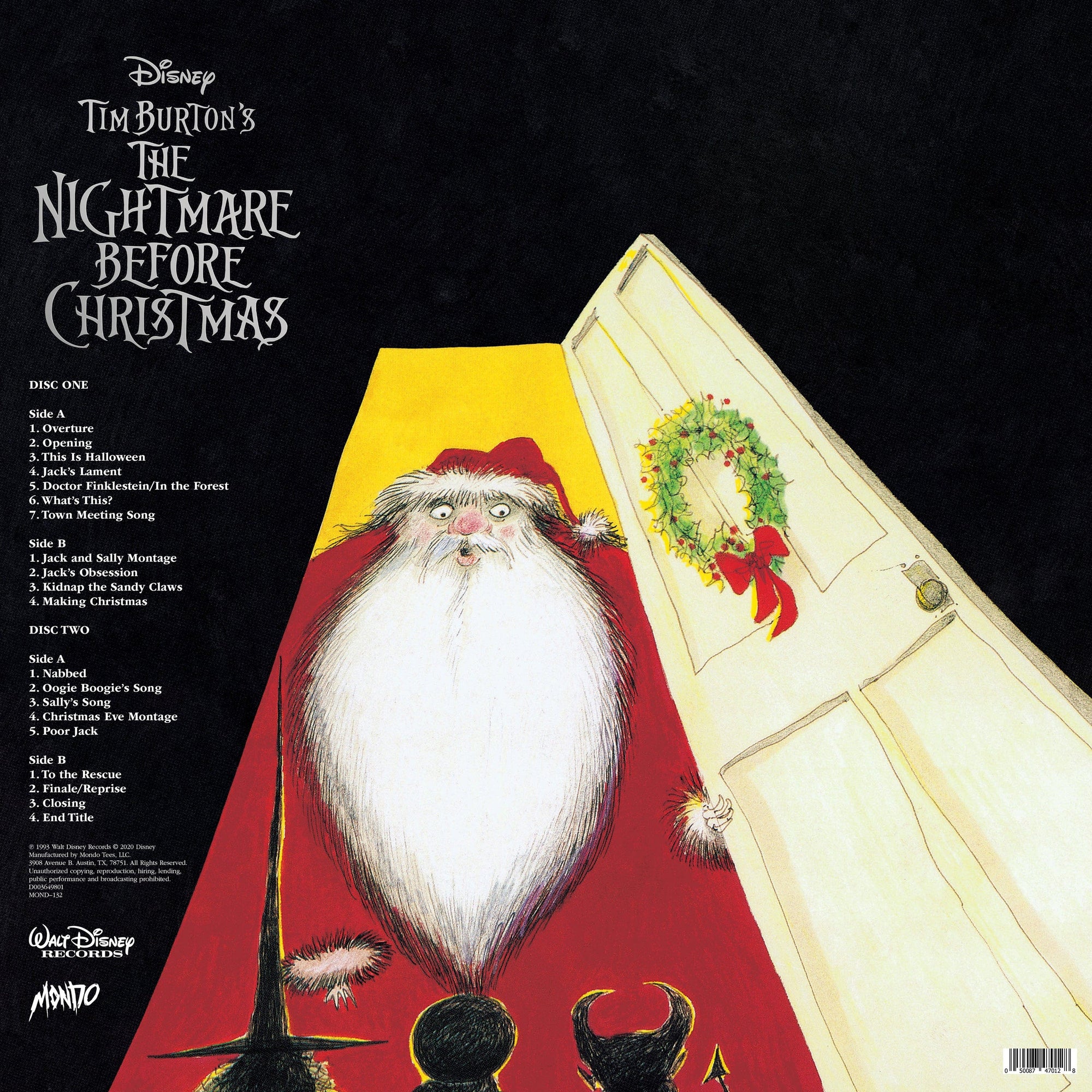 Tim Burtons the Nightmare Before Christmas Book and Cdshop and
