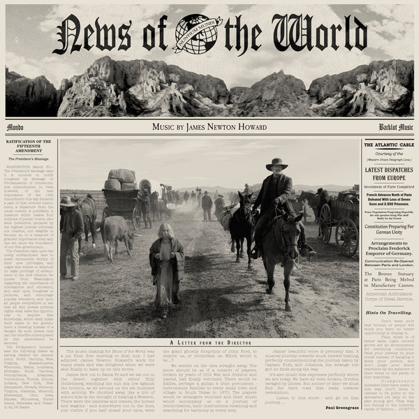 News Of The World - Original Motion Picture Soundtrack 2XLP – Mondo