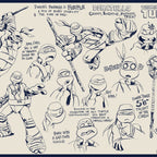 Teenage Mutant Ninja Turtles Character Concepts (Set of 4)